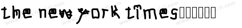 the new york times字体转换